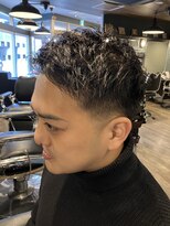 ワンワンオー バーバーショップ 長浜店(@110 BARBER SHOP)&nbsp;ショートソフトツイストパーマ