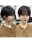 コンパクトなショート 博多美容室