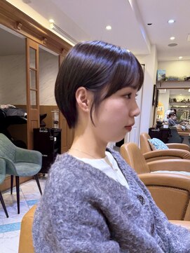 ロンド パルティール 大宮(Lond partir) 暗めカラー/グランマッシュ/デザインカラー/ショートボブ/横浜