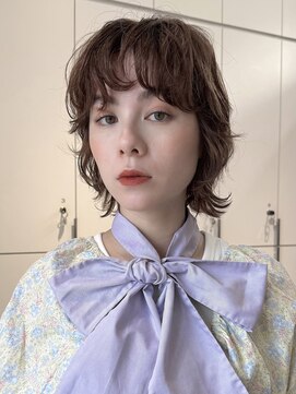 ロンドアンメゾン 原宿(Lond un Maison.) オリーブグレー/韓国風巻き/レイヤーカット/マロンベージュ/原宿