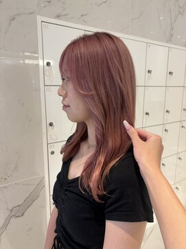 アヴァンスクロス あべのルシアス店(AVANCE.CROSS) くすみピンクカラー