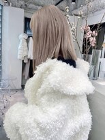 ペレ アネックス 大阪梅田茶屋町店(PELE ANNEX)&nbsp;着物ヘア/ダークアッシュ/ミディアムレイヤーカット/梅田