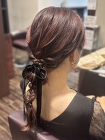 ヘアドゥーポジャ 藤岡店(hair Do poja)&nbsp;編みおろしヘアアレンジ