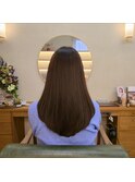 大人女性の髪質改善ストレートロング