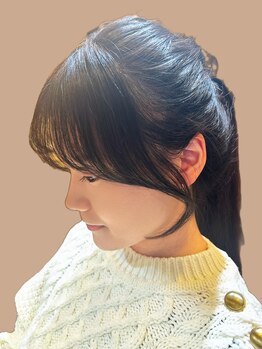 アールワークオブアート(R WORK OF ART)の写真/1人1人異なる骨格・髪質に合わせ、どの角度から見ても美しく、小顔カットでカワイイを叶えてくれる♪