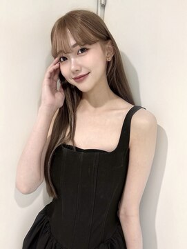 ペレ 栄 アネックス(PELE栄ANNEX) ピンクベージュ/アンブレラカラー/クールショート/前髪/栄