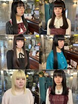 ギフトサニーサイド(gift sunny side)&nbsp;レイヤーなしのぱつっとヘア×姫カット