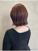 ボブ × オレンジブラウン