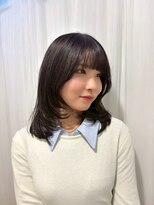 シーナ(scena)&nbsp;ミディアムレイヤー×チョコレートブラウン