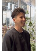 =刈り上げショートパーマ/スパイキーショート=