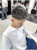 men's hair/金メッシュ/スキンフェード