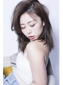 【mielhair新宿】伸ばしかけ大人アッシュキュートミディ♪