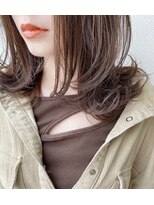 トリート 西船橋店(TREAT)&nbsp;ミディアムレイヤー×ラベンダーベージュ_西船橋/西船橋駅