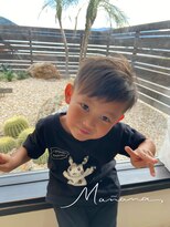 マニャーナ Manana 美容室 キッズカット 3歳