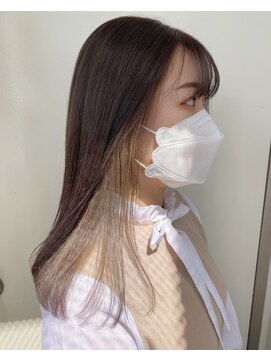 ジーナ 博多(Zina) 【Zina】ホワイトミルクティー/ロブヘア/透明感/20代30代40代