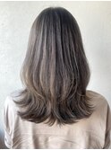Hona hair ☆ ハイライト×オリーブグレージュ
