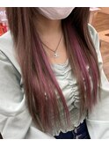 #プルエクステ　#エクステ　#大宮　#インナーカラー