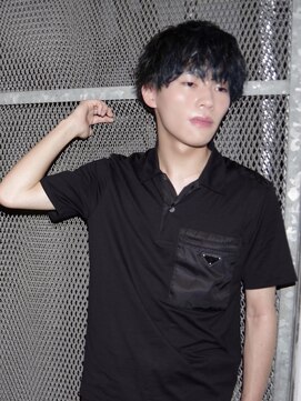 グロウ 天神店(growth) ブルーブラック×マッシュ