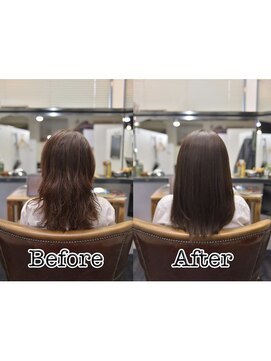 カミケン 方木田店(kamiken.) 美髪かわいい上品さらツヤストレート【カミケン方木田店】