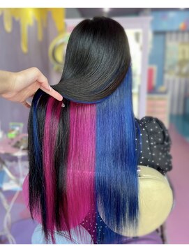 トミー(TOMMY) インナーツートンカラー　ピンクブルー