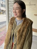 ユニ(uni)&nbsp;ミニボブ/タイトボブ/オリーブカラー/20代/30代