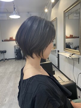 リアンヘアー(Lian hair) 大人かわいいマッシュショートボブ☆グレージュで垢抜ける