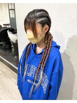 イト(ito)&nbsp;前髪ありコーンロウブレイズ/ボクサーブレイズ/ダンス髪型/HIRO