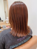 リール ヘアー 箱崎店(rire hair) コーラルオレンジ