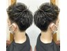 『＊メンズ限定＊』デザインカット＋メッシュキャップカラー　10400→8900