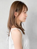 ナチュラルカールデジタルパーマ結べるボブモテ髪#347f0326