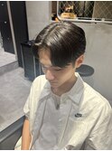 毛流れセンターパート