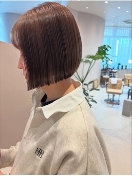 ルカ リノア(Luca lino:a) ミニボブ×明るめベージュ