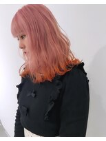 ウル(U’ru)&nbsp;pail pink × orange