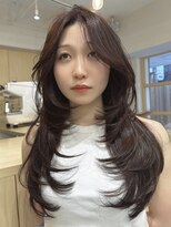 バベル アット フルリール 甲子園口(BABEL at fleurir) ラベンダーグレージュざくざくレイヤーカット韓国ヘア髪質改善