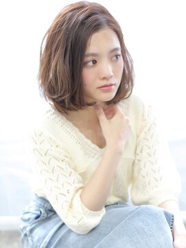 シロフイケブクロ(shirof ikebukuro) ナチュラルやわらかボブスタイル☆