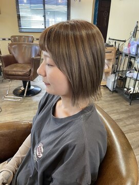 チェリーコーク(HAIR CHERRY COKE) ニュアンスカラー×ミニボブ