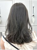 ブリーチなしダブルカラーオリーブグレージュ赤み消し秋カラー