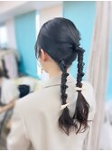 ヘアセット/ヘアアレンジ/結婚式お呼ばれヘア