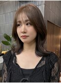 栄柔らか質感レイヤーカットミディアム