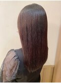 サラツヤ◎ロングヘア髪質改善縮毛矯正×前髪カット