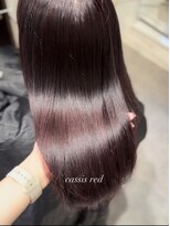 ユーフォリア 青山(Euphoria)&nbsp;カシスレッド＊ブリーチなしカラー＊イルミナカラー＊艶髪