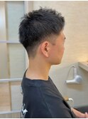 men's/メンズ/スパイキーショート/フェード/ニュアンスパーマ