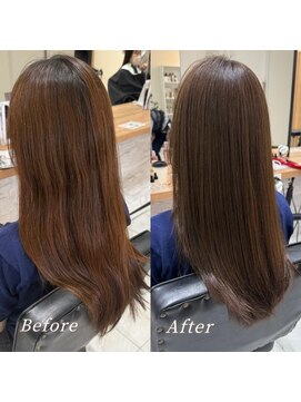 シェノン 夙川(CHAINON) ケラチントリートメント/髪質改善/透け感カラー