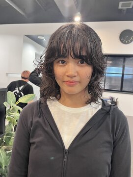 ドッグスター(dog star) ウルフパーマミディアムレイヤー 登戸/向ヶ丘遊園