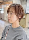 ショートヘア くびれショート 丸みショート 奈良市 田村梨乃