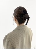 《sheer/氏家》#結婚式お呼ばれ#タイト#ヘアセット#リボン