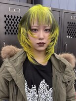 クペウヘイヴン(cope'u HAVEN)&nbsp;原宿/ウルフカット レイヤー デザインカラー ルーツカラー