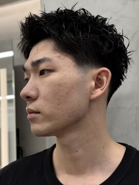 ニコ トウキョウ ロジック(nico TOKYO Logic) 刈り上げアップバングスパイキーショートパーマスパイラルパーマ