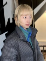 ボウ(BOW)&nbsp;ブロンドレイヤーボブ