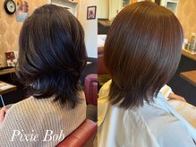 ピクシーボブ(Pixie Bob)の雰囲気(ふんわり優しい大人髪でちょっと素敵な私へ)
